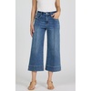 image:imageDEAR JOHN Audrey Wide Leg Jeans for Women Cropped Inseam Classic Comfort Stretch DenimPrenma
