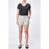 image:imageDEAR JOHN North Hampton Shorts Womens Mid Rise Trouser Leg Cuffed Hem Classic Comfort Stretch FitRailroad Grey