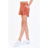 image:imageDEAR JOHN North Hampton Shorts Womens Mid Rise Trouser Leg Cuffed Hem Classic Comfort Stretch FitTerracotta