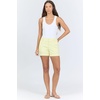 image:imageDEAR JOHN North Hampton Shorts Womens Mid Rise Trouser Leg Cuffed Hem Classic Comfort Stretch FitWax Yellow
