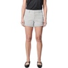 image:imageDEAR JOHN North Hampton Shorts Womens Mid Rise Trouser Leg Cuffed Hem Classic Comfort Stretch FitRailroad Grey