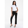 image:imageDEAR JOHN Blaire Straight Leg Jeans Womens Mid Rise Ankle Length Inseam Comfort Stretch Classic Denim Fit PantBlack Arrow
