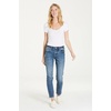 image:imageDEAR JOHN Blaire Straight Leg Jeans Womens Mid Rise Ankle Length Inseam Comfort Stretch Classic Denim Fit PantSouth Bay