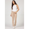 image:imageDEAR JOHN Blaire Straight Leg Jeans Womens Mid Rise Ankle Length Inseam Comfort Stretch Classic Denim Fit PantWarm Taupe