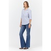 image:imageDEAR JOHN Galina Novelty ButttonDown Long Sleeve Womens ShirtCampus Blue Stripe
