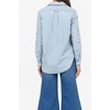 image:imageDEAR JOHN Galina Novelty ButttonDown Long Sleeve Womens ShirtCrystal Chalk Emb