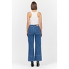 image:imageDEAR JOHN Lily High Rise Straight Leg Cropped Jeans for Women Cuffed Hem Stretch DenimBelby