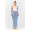 image:imageDEAR JOHN Lily High Rise Straight Leg Cropped Jeans for Women Cuffed Hem Stretch DenimMonorail