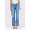image:imageDEAR JOHN Taylor Mid Rise Straight Leg Jeans for Women Clean Hem Stretch DenimNoble City