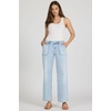 image:imageDEAR JOHN Taylor Straight Leg Jeans Womens High Rise Clean Hem DenimFrench Cloud