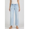 image:imageDEAR JOHN Taylor Straight Leg Jeans Womens High Rise Clean Hem DenimFrench Cloud