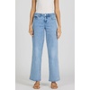 image:imageDEAR JOHN Taylor Straight Leg Jeans Womens High Rise Clean Hem DenimWaveberry