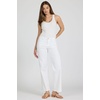 image:imageDEAR JOHN Taylor Straight Leg Jeans Womens High Rise Clean Hem DenimWhite2