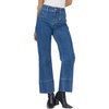 image:imageDEAR JOHN Lily High Rise Straight Leg Cropped Jeans for Women Cuffed Hem Stretch DenimBelby