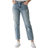 image:imageDEAR JOHN Taylor Mid Rise Straight Leg Jeans for Women Clean Hem Stretch DenimStarboard