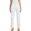 image:imageDEAR JOHN Taylor Straight Leg Jeans Womens High Rise Clean Hem DenimWhite2