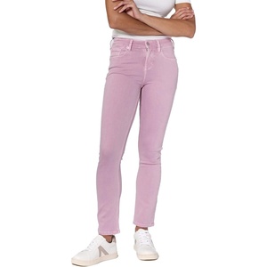 image:imageDEAR JOHN Blaire Straight Leg Jeans Womens Mid Rise Ankle Length Inseam Comfort Stretch Classic Denim Fit PantLilas