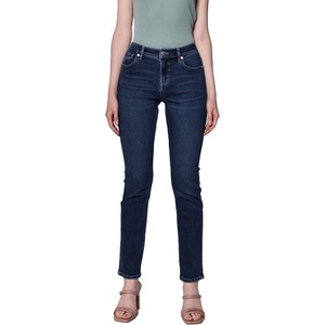 image:imageDEAR JOHN Blaire Straight Leg Jeans Womens Mid Rise Ankle Length Inseam Comfort Stretch Classic Denim Fit PantRiviera