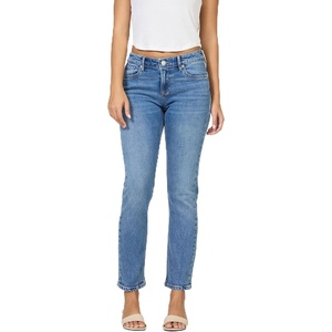 image:imageDEAR JOHN Blaire Straight Leg Jeans Womens Mid Rise Ankle Length Inseam Comfort Stretch Classic Denim Fit PantSkagway