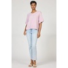 image:imageDEAR JOHN Catrina Sweater Womens Relaxed Fit Soft Yarn Crew Neck Short Sleeve Knit PulloverVivid Lilac