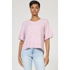 image:imageDEAR JOHN Catrina Sweater Womens Relaxed Fit Soft Yarn Crew Neck Short Sleeve Knit PulloverVivid Lilac