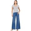 image:imageDEAR JOHN Journee Scoop Neck Top for Women Short Sleeve Striped Rib Knit FittedStudio Stripe