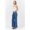 image:imageDEAR JOHN Micah Jean Womens Mid Rise Wide Leg Cut Off Hem DenimBelby