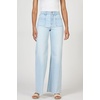 image:imageDEAR JOHN Micah Jean Womens Mid Rise Wide Leg Cut Off Hem DenimMisty Cloud