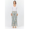 image:imageDEAR JOHN Micah Jean Womens Mid Rise Wide Leg Cut Off Hem DenimSea Glass Garden