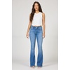 image:imageDEAR JOHN Rosa Flare Jeans Womens Classic Fit Mid Rise Long Length Clean Hem  Amery  32