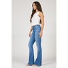 image:imageDEAR JOHN Rosa Flare Jeans Womens Classic Fit Mid Rise Long Length Clean Hem  Amery  32