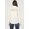 image:imageDEAR JOHN Simonette Shirt Womens Long Sleeve ButtonUp Collared Cotton BlouseWhitecap Gray