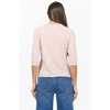 image:imageDEAR JOHN Sonoma Tee Womens Relaxed Fit Slub Jersey Crew Neck 34 Sleeve TopRose Smoke