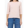 image:imageDEAR JOHN Sonoma Tee Womens Relaxed Fit Slub Jersey Crew Neck 34 Sleeve TopRose Smoke