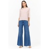 image:imageDEAR JOHN Sonoma Tee Womens Relaxed Fit Slub Jersey Crew Neck 34 Sleeve TopRose Smoke