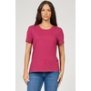 image:imageDEAR JOHN Unity Crew Neck Womens Short Sleeve Relaxed Fit Womens TopBeaujolais
