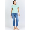 image:imageDEAR JOHN Unity Crew Neck Womens Short Sleeve Relaxed Fit Womens TopMist Green