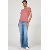 image:imageDEAR JOHN Unity Crew Neck Womens Short Sleeve Relaxed Fit Womens TopPigment Copper Rose