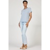 image:imageDEAR JOHN Unity Crew Neck Womens Short Sleeve Relaxed Fit Womens TopRiviera Stripes