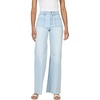 image:imageDEAR JOHN Micah Jean Womens Mid Rise Wide Leg Cut Off Hem DenimMisty Cloud