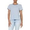 image:imageDEAR JOHN Unity Crew Neck Womens Short Sleeve Relaxed Fit Womens TopRiviera Stripes