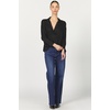 image:imageDEAR JOHN Adelle Top Long Sleeve Popover VNeck Relaxed FitBlack