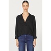 image:imageDEAR JOHN Adelle Top Long Sleeve Popover VNeck Relaxed FitBlack