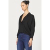 image:imageDEAR JOHN Adelle Top Long Sleeve Popover VNeck Relaxed FitBlack