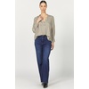image:imageDEAR JOHN Adelle Top Long Sleeve Popover VNeck Relaxed FitVetiver