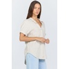 image:imageDEAR JOHN Benning Womens Novelty ShirtTaupe Brown