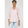 image:imageDEAR JOHN Galina Shirt Womens Relaxed Fit Tencel Button Front Long Sleeve Collared Top  Pale Lilac  XSmall