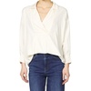 image:imageDEAR JOHN Adelle Top Long Sleeve Popover VNeck Relaxed FitWhitecap Gray
