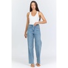 image:imageDEAR JOHN Holly Straight Leg Womens Jeans High Rise Full Inseam Comfort Streatch DenimSeafoam Breeze