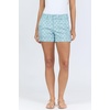 image:imageDEAR JOHN North Hampton Novelty Shorts Womens Mid Rise Trouser Leg Cuffed HemCapri Tile